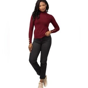 Frame Le Sleek Straight Black Jeans in Size 32/14